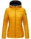 Marikoo Asraa Damen Übergangsjacke Steppjacke Gelb-Gr.M