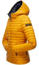 Marikoo Asraa ladies quilted jacket with hood - Yellow-Gr.XL