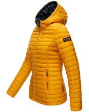 Marikoo Asraa Damen &Uuml;bergangsjacke Steppjacke Gelb-Gr.XXL
