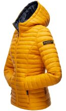 Marikoo Asraa Damen &Uuml;bergangsjacke Steppjacke Gelb-Gr.XXL