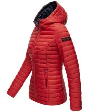 Marikoo Asraa ladies quilted jacket with hood - Red-Gr.XS