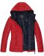 Marikoo Asraa Damen Übergangsjacke Steppjacke Rot-Gr.S