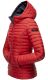 Marikoo Asraa Damen Übergangsjacke Steppjacke Rot-Gr.S