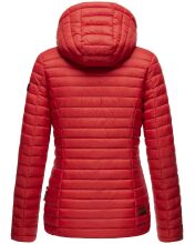 Marikoo Asraa ladies quilted jacket with hood - Red-Gr.M