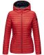 Marikoo Asraa ladies quilted jacket with hood - Red-Gr.M