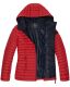 Marikoo Asraa Damen Übergangsjacke Steppjacke Rot-Gr.M