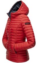 Marikoo Asraa Damen &Uuml;bergangsjacke Steppjacke Rot-Gr.XXL