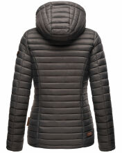 Marikoo Asraa Damen Übergangsjacke Steppjacke Anthrazit-Gr.XS