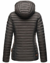 Marikoo Asraa ladies quilted jacket with hood - Anthracite-Gr.M