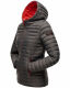 Marikoo Asraa ladies quilted jacket with hood - Anthracite-Gr.M