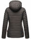 Marikoo Asraa ladies quilted jacket with hood - Anthracite-Gr.M