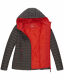 Marikoo Asraa ladies quilted jacket with hood - Anthracite-Gr.M