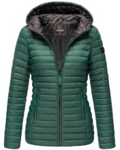 Marikoo Asraa Damen &Uuml;bergangsjacke Steppjacke Dunkelgr&uuml;n-Gr.S