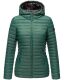 Marikoo Asraa ladies quilted jacket with hood - Dark Green-Gr.XXL