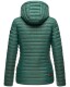 Marikoo Asraa ladies quilted jacket with hood - Dark Green-Gr.XXL