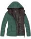 Marikoo Asraa ladies quilted jacket with hood - Dark Green-Gr.XXL