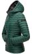 Marikoo Asraa ladies quilted jacket with hood - Dark Green-Gr.XXL