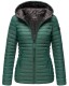 Marikoo Asraa ladies quilted jacket with hood - Dark Green-Gr.XXXL