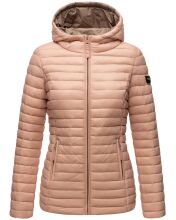 Marikoo Asraa Damen &Uuml;bergangsjacke Steppjacke Rosa-Gr.XL