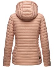 Marikoo Asraa Damen &Uuml;bergangsjacke Steppjacke Rosa-Gr.XXL