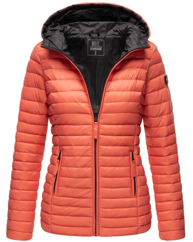 Marikoo Asraa Damen &Uuml;bergangsjacke Steppjacke Coral-Gr.XS