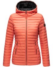 Marikoo Asraa ladies quilted jacket with hood - Coral-Gr.XXL