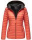 Marikoo Asraa ladies quilted jacket with hood - Coral-Gr.XXL