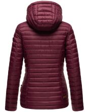 Marikoo Asraa Damen Übergangsjacke Steppjacke Weinrot-Gr.M