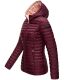 Marikoo Asraa Damen Übergangsjacke Steppjacke Weinrot-Gr.M