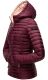 Marikoo Asraa Damen Übergangsjacke Steppjacke Weinrot-Gr.M