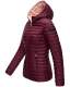Marikoo Asraa ladies quilted jacket with hood - Wine Red-Gr.L