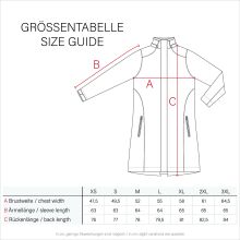 Marikoo Zimtzicke Damen lange Softshell Jacke B614 Anthrazit Größe XS - Gr. 34