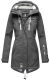 Marikoo Zimtzicke Damen lange Softshell Jacke B614 Anthrazit Größe XS - Gr. 34
