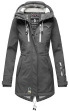 Marikoo Zimtzicke Damen lange Softshell Jacke B614...