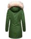 Navahoo Cristal Damen Winterjacke Parka mit Kunstfell Gruen Gr.XS