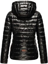 Navahoo Aurelianaa ladies shiny quilted jacket - Black-Gr.XS