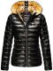 Navahoo Aurelianaa ladies shiny quilted jacket - Black-Gr.XS
