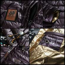 Navahoo Aurelianaa ladies shiny quilted jacket - Black-Gr.S