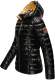 Navahoo Aurelianaa ladies shiny quilted jacket - Black-Gr.S