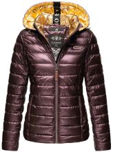 Navahoo Aurelianaa Damen Steppjacke B858 Aubergine Größe S - Gr. 36