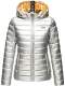 Navahoo Aurelianaa ladies shiny quilted jacket - Silver-Gr.XS