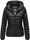 Navahoo Neevia Damen übergangs Steppjacke Schwarz-Gr.M