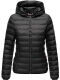 Navahoo Neevia Damen übergangs Steppjacke Schwarz-Gr.M