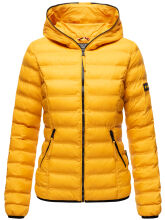 Navahoo Neevia Damen übergangs Steppjacke Gelb-Gr.XS