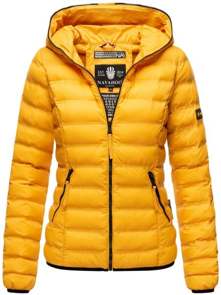 Navahoo Neevia Damen übergangs Steppjacke Gelb-Gr.M