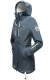 Marikoo Zimtzicke Damen lange Softshell Jacke Dusty Blue Größe S - Gr. 36