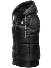 Navahoo Kassidy Damen &Uuml;bergangs Weste Steppweste Schwarz XL - Gr. 42