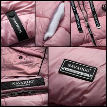 Navahoo Kassidy Damen Übergangs Weste Steppweste Schwarz XXL - Gr. 44