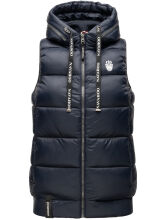 Navahoo Kassidy Damen &Uuml;bergangs Weste Steppweste Navy XXL - Gr. 44
