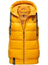 Navahoo Kassidy ladies spring vest quilted vest Yellow-Gr.XS